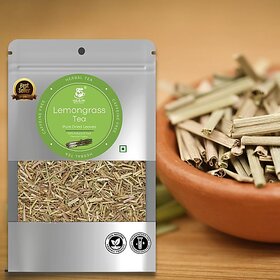 Tea And Me Lemon Grass Dried Leaves, Lemongrass Tea For Weight Loss, Detox Tea Lemon Grass Herbal Tea Pouch