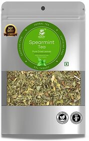 Tea And Me Pure Spearmint Leaves For Pcos Pcod Weight Loss, Spearmint Herbal Tea Mint Herbal Tea Pouch