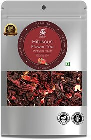 Tea And Me Hibiscus Flower Pure Herbal Tea, Dried Hibiscus Flower, Hibiscus Petals Tea Hibiscus Herbal Tea Pouch