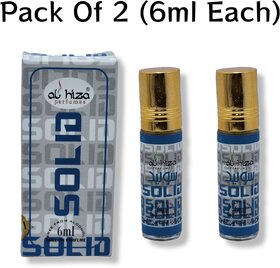 Al hiza perfumes Solid Roll-on Perfume Free From Alcohol 6ml (Pack of 2)