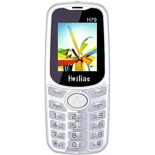 Hotline H79 (Dual Sim, 1100 mAh Battery, 1.8 Inch Display, White)