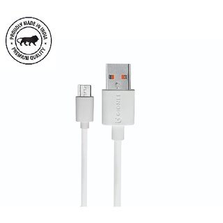                       Gionee 2.4 Amp Micro USB Cable Quick Fast Charging Cable  Charger Cable  High Speed Transfer Android V8 Cable 1 meter                                              