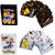 Aseenaa Pokemon Cards 55 Pcs Waterproof Foil TCG Deck Box V Series Vmax Gx Playing Cards  Set of 2, Black, Silver