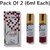 Al hiza perfumes White Oudh Roll-on Perfume Free From Alcohol 6ml (Pack of 2)