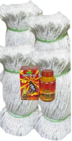 Darshini Pack of 2000 Pieces Long Cotton Wicks,With Free Gifti for Pooja.With Free Gifti for Pooja Ashtagandha yellow Ca