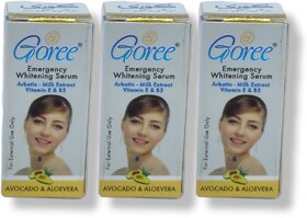 Goree Emergency Whitening Serum (Pack of 3)