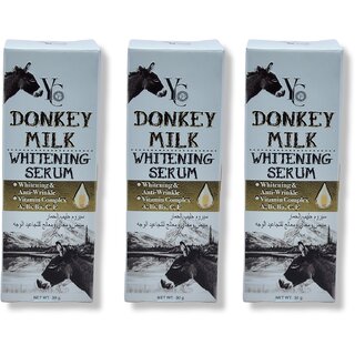                       YC Donkey Milk Whitening Serum 30g (Pack of 3)                                              