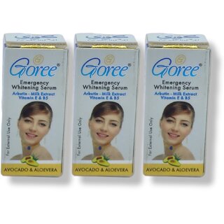                       Goree Emergency Whitening Serum (Pack of 3)                                              