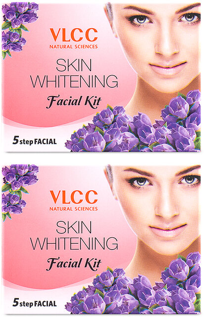 Buy VLCC Skin Whitening Facial Kit 25 g Pack of 2 Online