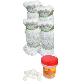                       Darshini Decor Pack of 1000 Pieces Long Cotton Wicks 5.5 Inch,With Free Gifti for Pooja. Camphor Tablet 5 grm (11 pc)                                              