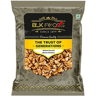                       BLK FOODS Daily Walnut Kernels (Brown Broken) Walnuts (200 g)                                              