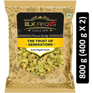                       BLK FOODS Select Green Regular Raisin 800g (2 X 400g) Raisins (2 x 400 g)                                              