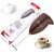 Electric Hand Blender Milk Wand Mixer Frother for Latte Coffee Hot Milk,Milk Frother for Coffee, Egg Beater, Hand Blender, Coffee Beater(Brown,Set of 1)