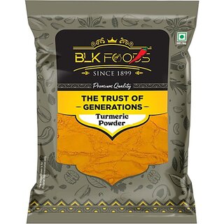                       BLK FOODS Masala Powder - Turmeric 200g | Haldi Spice powder | Fresh Haldi Masala (200 g)                                              