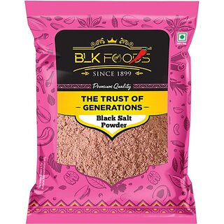                       BLK FOODS Daily 250g Black Salt Powder|Kala Namak | Taste Best in Curd & Chaats(250g) Black Salt (250 g)                                              