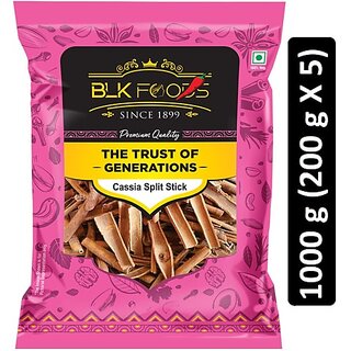                       BLK FOODS Select Cinnamon split Stick (Dalchini) 1000g (5 x 0.2 kg)                                              