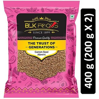                       BLK FOODS Select Carrom Seed (Ajwain) 400g (2 X 200g) (2 x 200 g)                                              