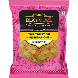                       BLK FOODS Select Gond Katira Tragacanth Gum Crystals (Edible Gum) 250g (250 g)                                              