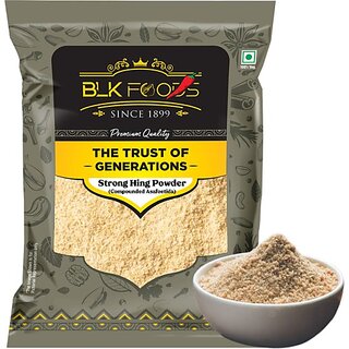                       BLK FOODS 100g Hing'ka'King | Strong Asafoetida Powder | Original Flavorful Hathras Heeng (100 g)                                              