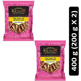                       BLK FOODS Select Cinnamon split Stick (Dalchini) 400g (2 x 200 g)                                              