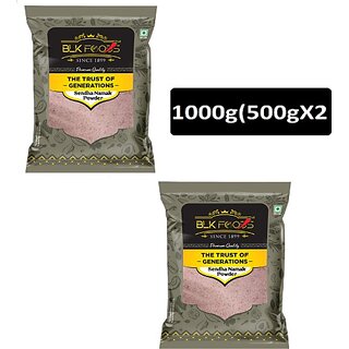                       BLK FOODS Daily 1Kg Rock Salt |Himalayan Pink Salt|Sendha Namak | Cook Healthy (500g X 2) Rock Salt (1000 g)                                              