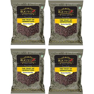                       BLK FOODS Daily Mustard Seed Big (Kali Sarso) 1600g (4 x 400 g)                                              