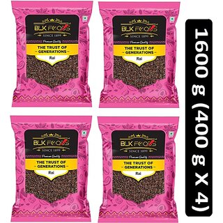                       BLK FOODS Select Rai (small mustard seeds) 1600g (4 x 400 g)                                              