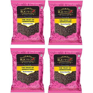                      BLK FOODS Select Mustard Seed Big (Kali Sarso) 1600g (4 x 400 g)                                              