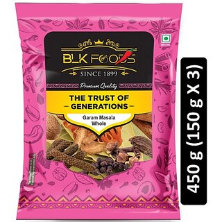                       BLK FOODS Select Garam Masala Whole (ready to blend) 450g (3 X 150g) (3 x 150 g)                                              