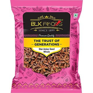                      BLK FOODS Select Star Anise Seed Whole (Badiyan) (200 g)                                              