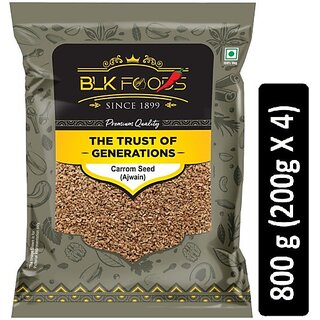                       BLK FOODS Daily Carrom Seed (Ajwain) 800g (4 x 200 g)                                              