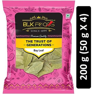                       BLK FOODS Select Bay Leaf (Tej Patta) 200g (4 X 50g) (4 x 50 g)                                              