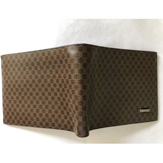                       Men's Wallet Stylish Thin PU Leather Quality Coffee Brown                                              