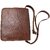 Brown Leather Messenger Bag  Side Leather Bag