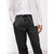 Mens Solid Chino Black Chinos Trousers