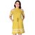 Women T Shirt Yellow Dress