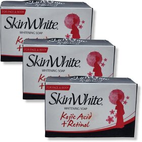 Skinwhite Kojic Acid plus Retinol Soap 90g (Pack of 3)