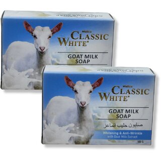                       Mistine Classic White Goat Milk Soap 100g (Pack of 2)                                              