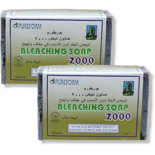                       Pureform Bleaching Soap 2000 160g (Pack of 2)                                              