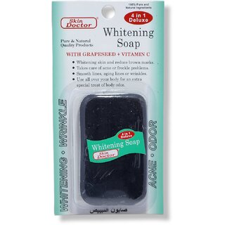                       Skin Doctor Whitening Soap with grapeseed and vitamin c 80g                                              