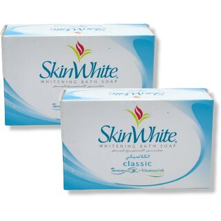                       Skinwhite Whitening Bath Classic Soap 90g (Pack of 2)                                              