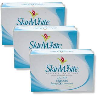                       Skinwhite Whitening Bath Classic Soap 90g (Pack of 3)                                              