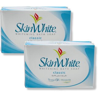                       Skinwhite Whitening Bath Classic Soap 135g (Pack of 2)                                              