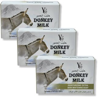                       Yc Donkey Milk Soap 100g (Pack of 3)                                              