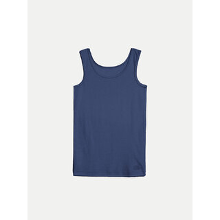                       Rad prix Girls Navy  Solid Tank-top                                              