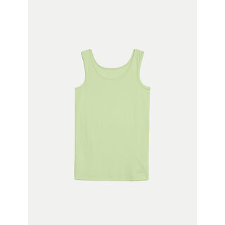 Rad prix Girls Light Green Solid Tank-top