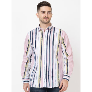 Modernity Pink Regular Fit Shirt For Men Modernity Pink Regular Fit Shirt For Men