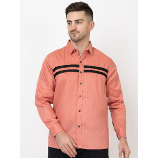 Modernity Pink Regular Fit Shirt For Men Modernity Pink Regular Fit Shirt For Men