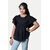 Rad prix Girls Black Solid Straped Blouse