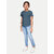 Rad prix Girls Blue Solid T-shirt